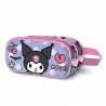 Trousse Double 3D Hello Kitty Kuromi Rebel