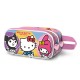 Trousse Hello Kitty rose avec design 3D