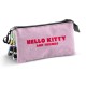 Trousse Triple Hello Kitty multicolore