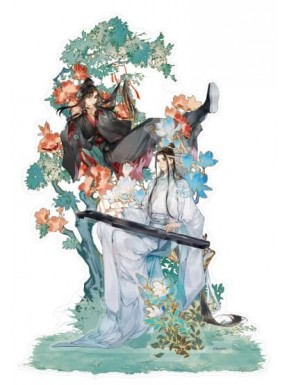 Figura de acrílico Wei Wuxian y Lan Wangji de 26 cm