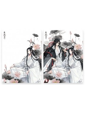 Carta efecto 3D Wei Wuxian y Lan Wangji 12x16 cm