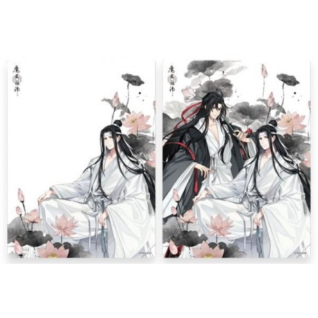 Carta efecto 3D Wei Wuxian y Lan Wangji 12x16 cm