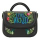 Bolsa preta Wicked da Loungefly com bordados florais