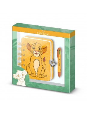 Coffret journal et stylo Le Roi Lion