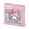 Carnet Kawaii Hello Kitty My Melody + Stylo 6 Couleurs