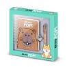 Pack Journal A5 Oh My Pop Capybara + Stylo 6 Couleurs