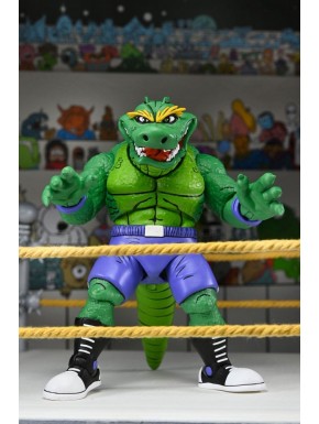 Figura de Leatherhead 18 cm TMNT de NECA