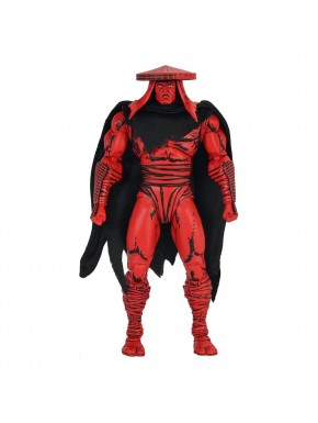 Figura Red and Black Foot Assassin de 18 cm com acessórios