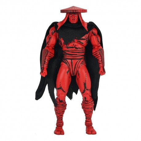 Figura Red and Black Foot Assassin de 18 cm com acessórios