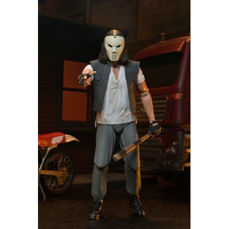 Figura Casey Jones 18 cm Tortugas Ninja 1990 con accesorios