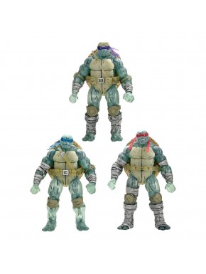 Pack de 3 figuras Ghost Brothers das Tartarugas Ninja 18 cm