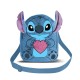 Bolso bandolera azul de Stitch con corazón