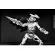 Figura articulada Foot Ninja Guard 18 cm em preto e branco