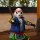Figura articulada Panda Khan de las Tortugas Ninja 18 cm