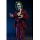Figura articulada Beetlejuice com smoking vermelho e acessórios