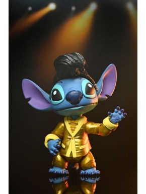 Figure Elvis Stitch costume doré 18 cm