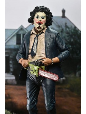 Figura articulada de Leatherface con traje y accesorios