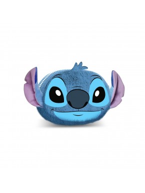 Monedero pequeño azul con cara de Stitch de Disney