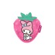 Monedero de peluche rosa con Hello Kitty My Melody