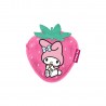 Porta-moedas de Pelúcia Rosa Hello Kitty My Melody Morango