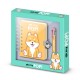 Pack de Diario A5 y Bolígrafo 6 Colores Oh My Pop Shiba