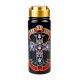 Botella metálica negra Guns N' Roses 550ml
