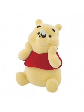 Figura flocada de Winnie the Pooh con abeja