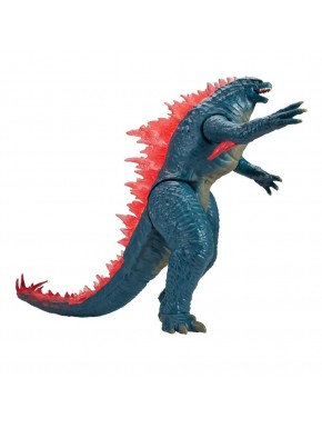 Figura articulada de Godzilla Evolved Giant en azul y rojo, 28 cm