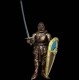 Figura de Sir Andrew de Mythic Legions con escudo y espada
