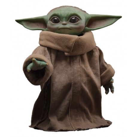 Figura realista Grogu 37 cm con accesorios de Hot Toys