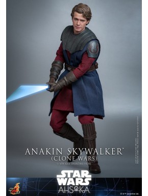 Figura articulada Anakin Skywalker Clone Wars da Hot Toys