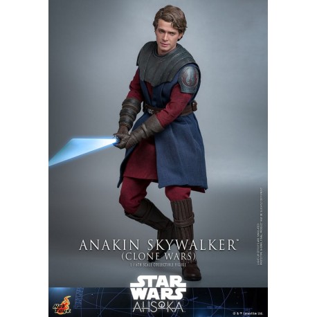 Figura articulada Anakin Skywalker Clone Wars da Hot Toys