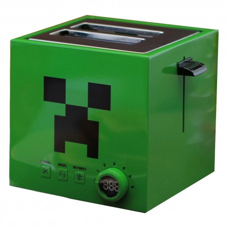 Tostadora verde Minecraft Creeper