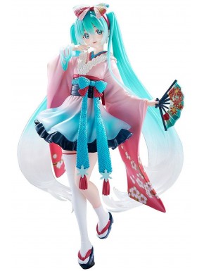 Estatua de Hatsune Miku en kimono de 22 cm