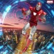 Figura articulada de Iron Man Silver Centurion Edition de 16 cm