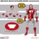 Figura articulada de Iron Man Silver Centurion Edition de 16 cm