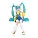 Estatua PVC Hatsune Miku Lollipop 15 cm, colores vibrantes.