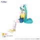 Estatua PVC Hatsune Miku Lollipop 15 cm, colores vibrantes.