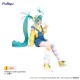 Estatua PVC Hatsune Miku Lollipop 15 cm, colores vibrantes.