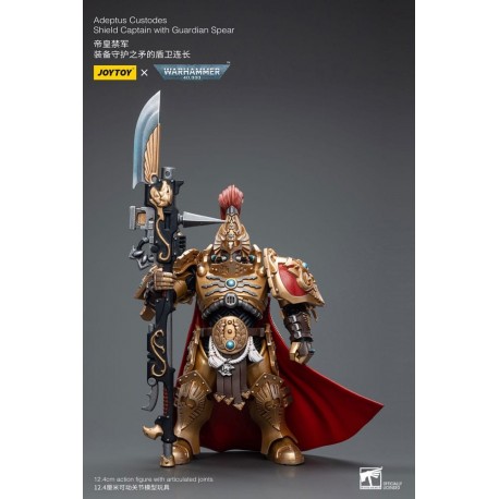 Figura articulada Adeptus Custodes Warhammer 40k con lanza guardiana