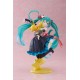 Estatua de Hatsune Miku x Rody con diseño colorido