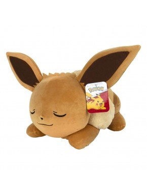 Peluche Pokémon Évoli endormi de 45 cm