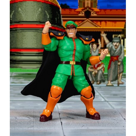 Figurine articulée de 15 cm de M. Bison de Street Fighter