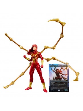 Figura de Mary Jane Watson Iron Spider 15 cm con carta Magic