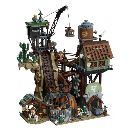 Kit de construcción Pantasy Mina Western con 2990 piezas