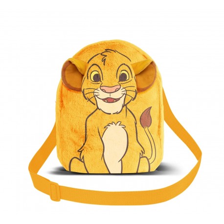 Bolsa transversal amarela Simba O Rei Leão