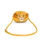 Bolsa transversal de pelúcia Simba da Disney amarela