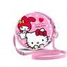 Sac Bandoulière Rond Rose Hello Kitty pour Enfants