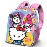 Mochila Hello Kitty Happy 3D Elite Rosa Pré-escolar