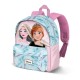 Mochila rosa Frozen 2 com Elsa e Anna